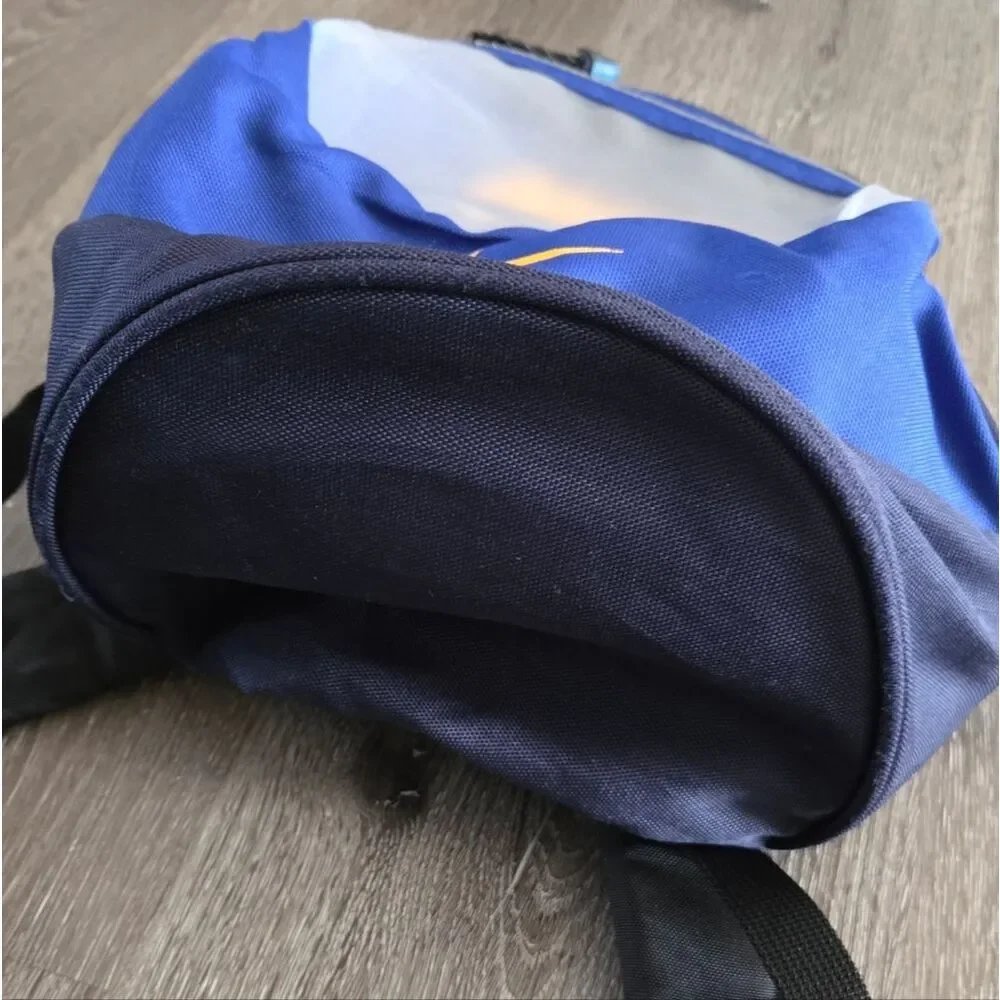 Vintage 90s Nike Backpack Mini Bag Blue Logo Sports Casual Roomy Y2K